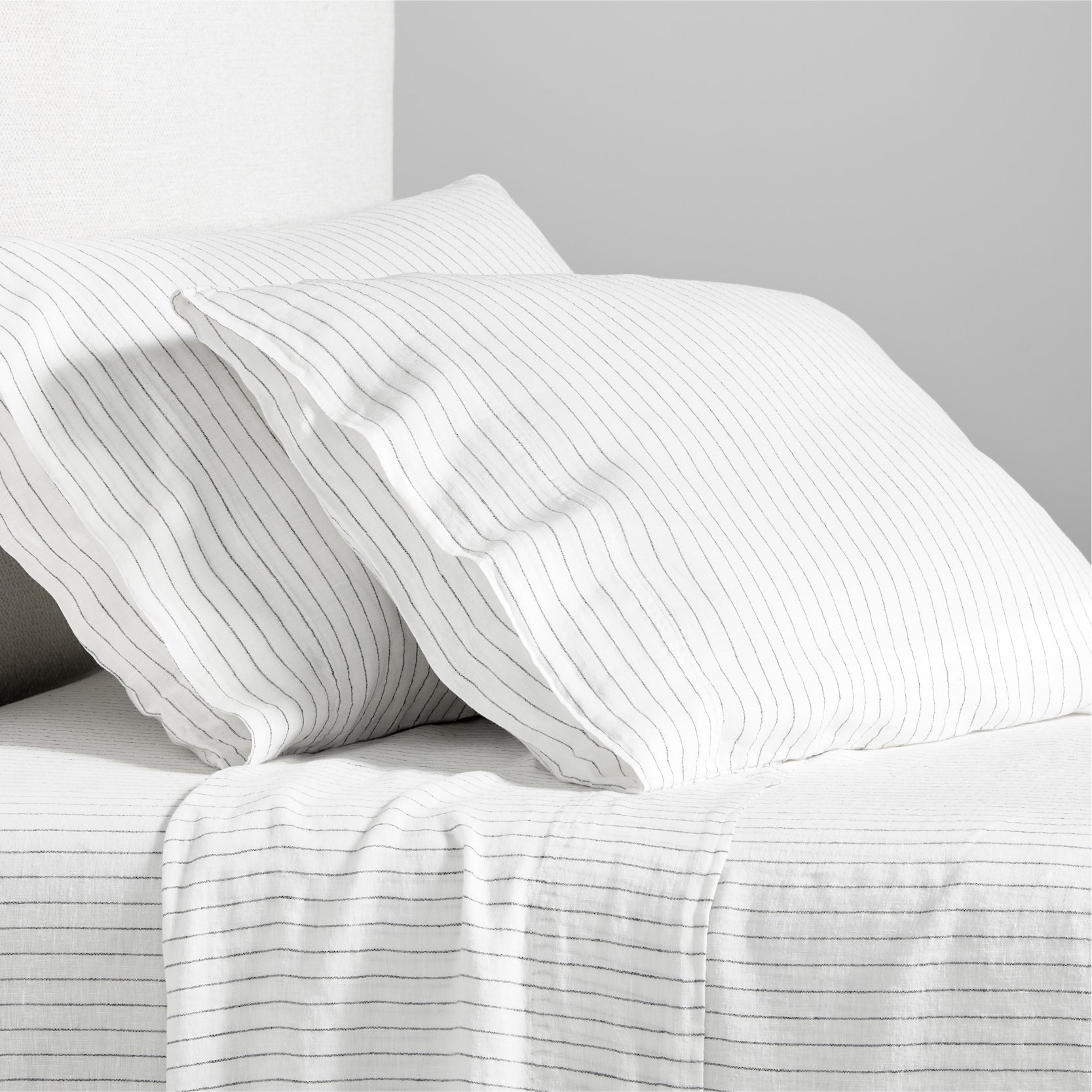 Little Wish Shirting Stripe Linen Sheet Set