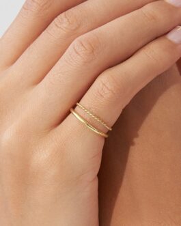 Minimalist Stacking Ring Set
