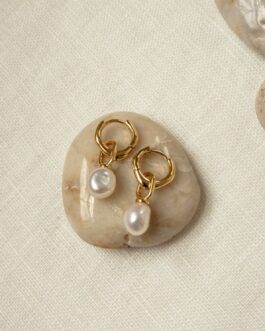 Hazel Pearl Hoops