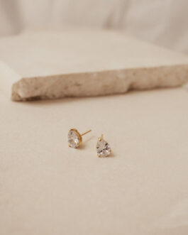 Pear Diamond Studs