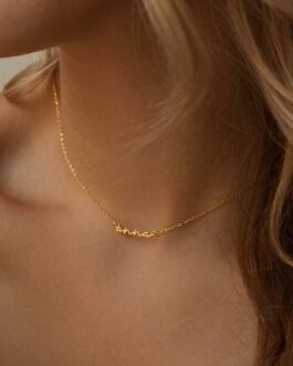 Tiny Summer Name Necklace