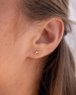 Nile Opal and Diamond Studs
