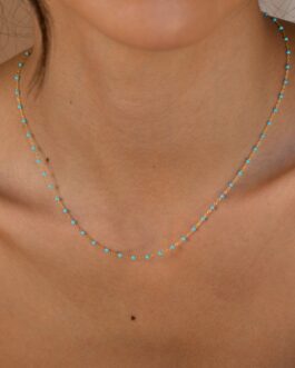 Turquoise Station Necklace