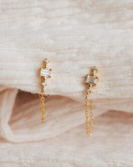 Florence Diamond Chain Earrings
