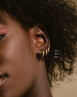 Editor Huggie Earrings Set