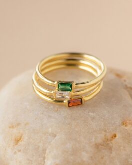Baguette Birthstone Ring