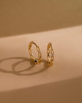Diamond Link Hoops
