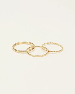 Thin Stacking Rings Set