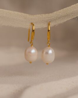 Dangling Pearl Drop Earrings