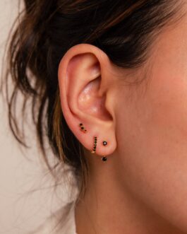 Black Diamond Earrings Set