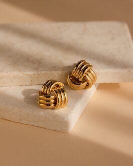 Bold Triple Knot Studs