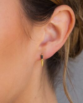 Onyx Dagger Drop Earrings