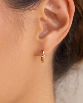 Ericka Diamond Hoops