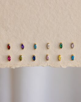 Marquise Birthstone Studs