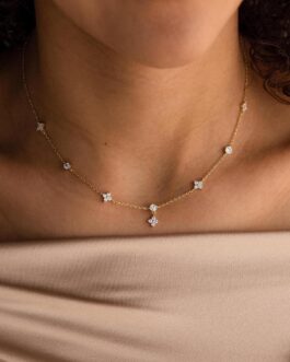 Ivy Diamond Station Necklace