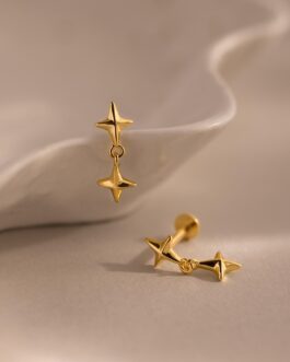 Star Drop Flatback Studs