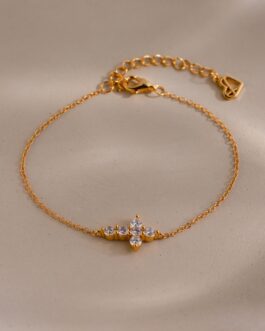 Diamond Cross Bracelet