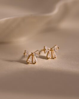 Diamond Bow Studs