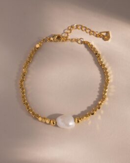 Pearl Charm Beaded Bracelet
