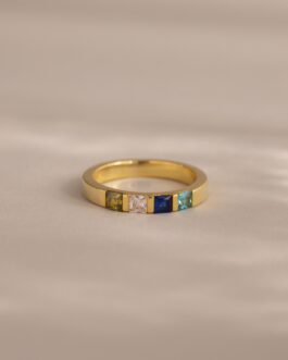 Multiple Birthstone Band