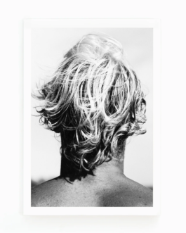 Black and White Surfer Photograph By Little Wish