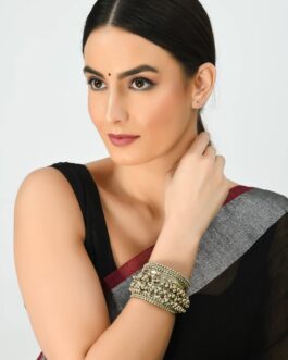 Johar Kamal Trendy Oxidized Ghungru design Bracelet