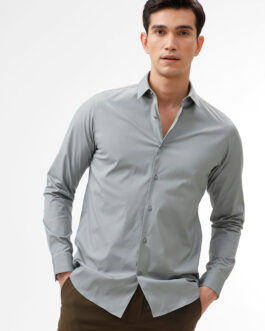 Little Wish Powell Ultimate Grey Slim Fit Shirt