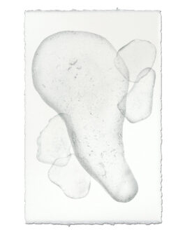 Sea Glass Handmade Paper Wall Art Print