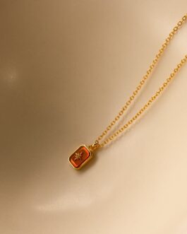 North Star Birthstone Necklace