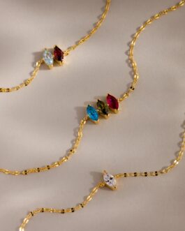 Multiple Marquise Birthstone Bracelet