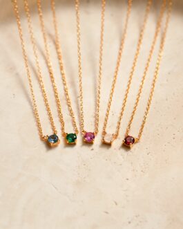 Dainty Birthstone Necklace
