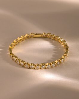 Heart Tennis Bracelet